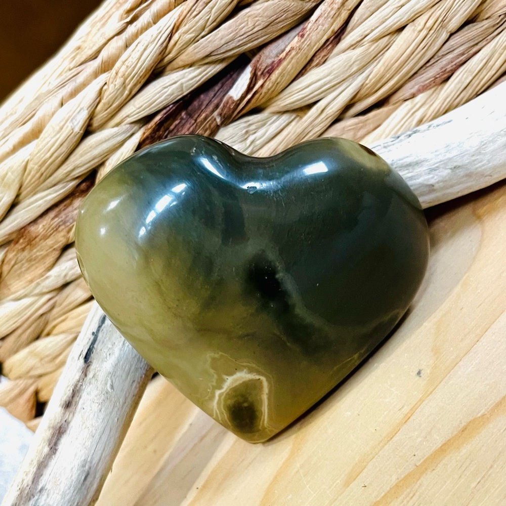 Polychrome Jasper heart